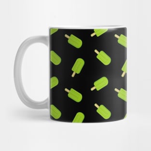 Lime Ice Cream Stick Pattern Mug